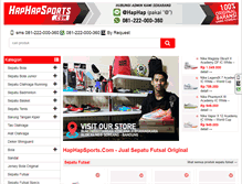 Tablet Screenshot of haphapsports.com